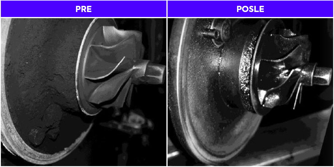 Lopatice turbine pre i posle Multiserve tretmana sa Wynns Diesel Turbo Serve Lopatice turbine pre i posle Multiserve tretmana sa Wynns Diesel Turbo Serve